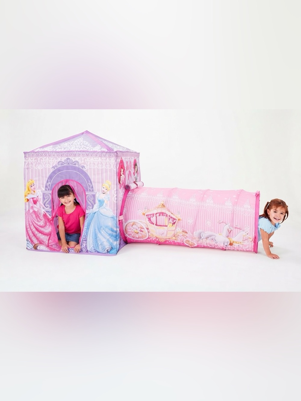 Disney Princess Adventure Hut Tent Play Structure Kids Playhouse Tunnel Pop-Up